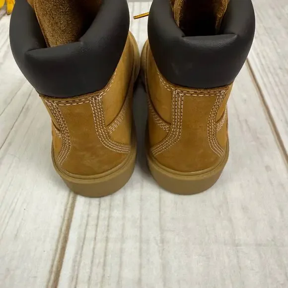 Timberland Toddler Wheat Nubuck Leather 6" Ankle Boots 12C - Picture 6 of 7